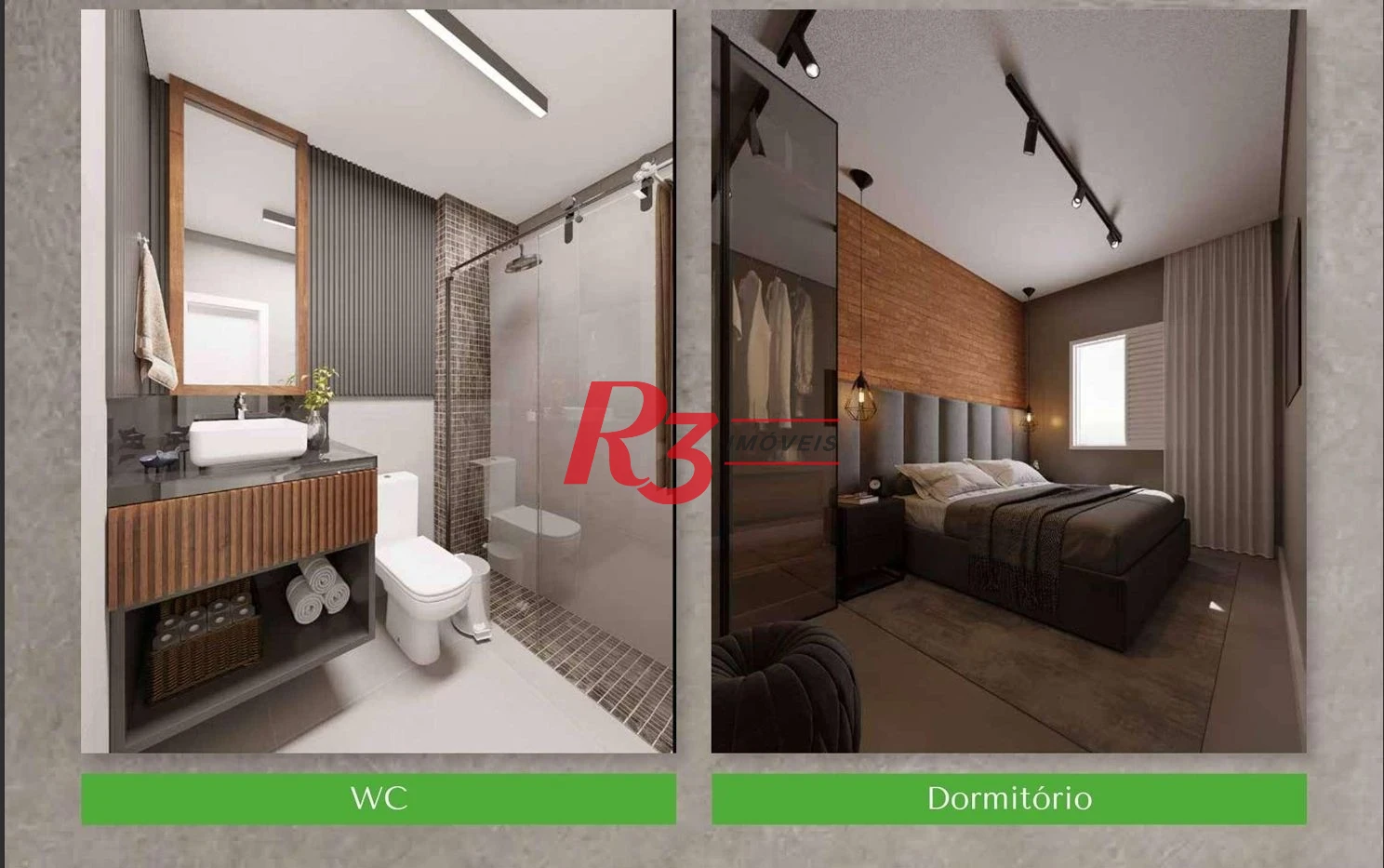 Apartamento com 1 dormitório à venda, 38 m² por R$ 465.000,00 - Macuco - Santos/SP