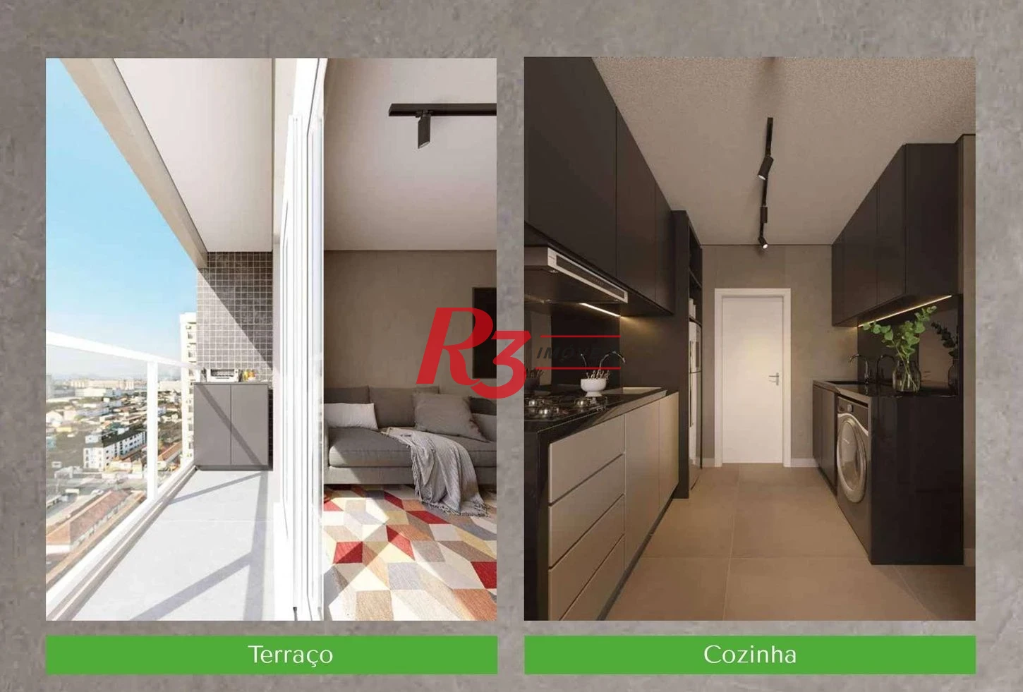 Apartamento com 1 dormitório à venda, 38 m² por R$ 465.000,00 - Macuco - Santos/SP