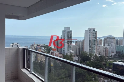 Apartamento com 1 dormitório à venda, 39 m² por R$ 485.000,00 - José Menino - Santos/SP