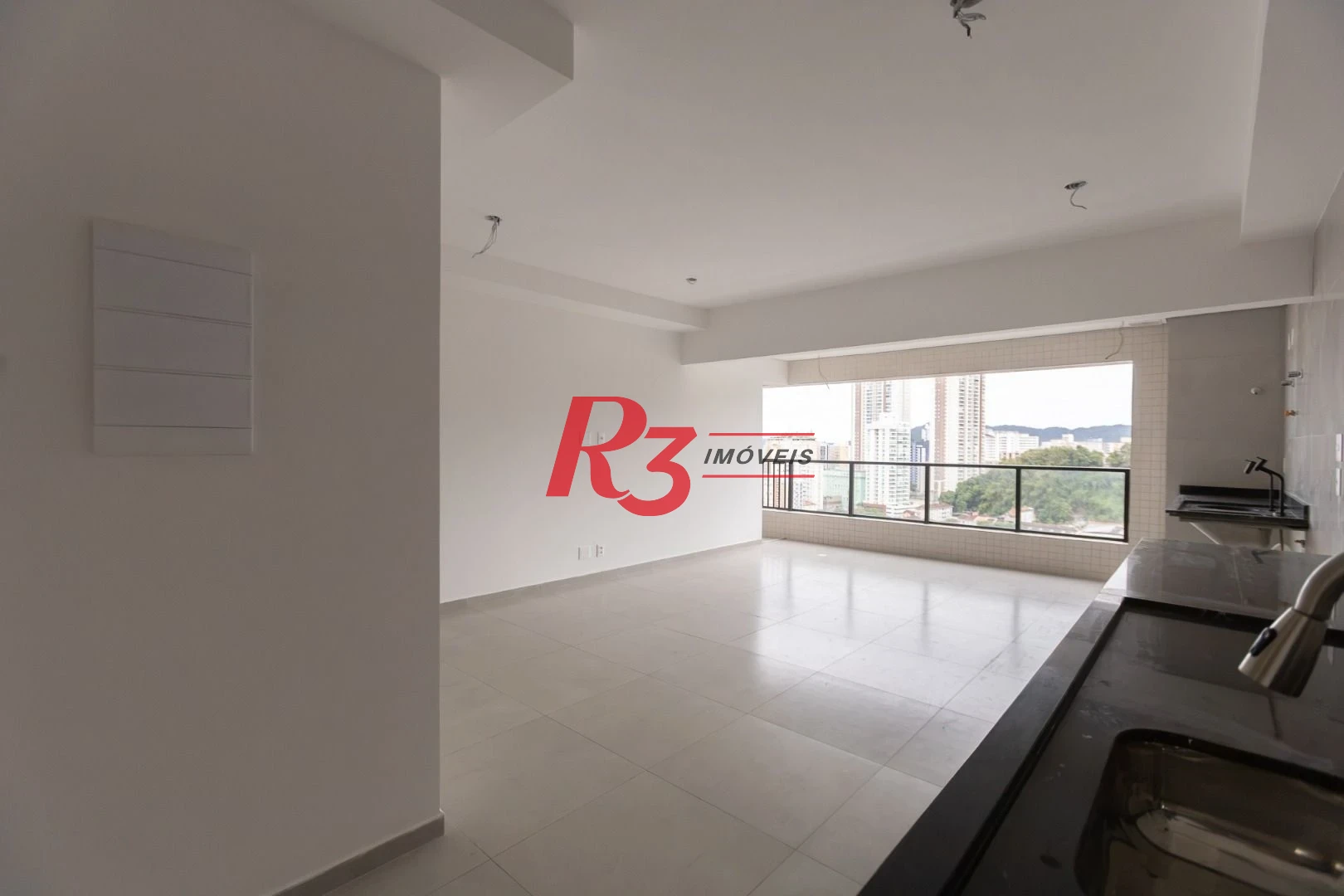 Apartamento com 1 dormitório à venda, 39 m² por R$ 485.000,00 - José Menino - Santos/SP
