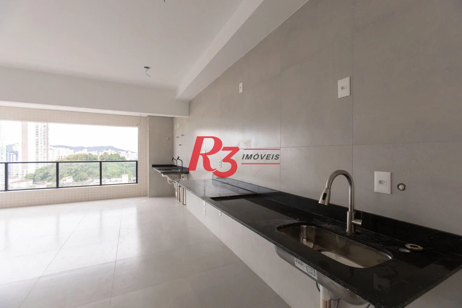Apartamento com 1 dormitório à venda, 39 m² por R$ 485.000,00 - José Menino - Santos/SP