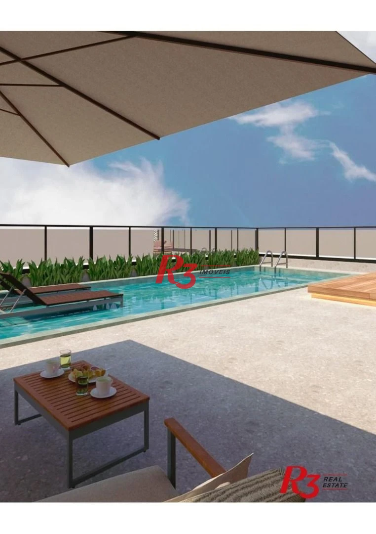 Apartamento com 2 dormitórios à venda, 70 m² por R$ 985.000,00 - José Menino - Santos/SP