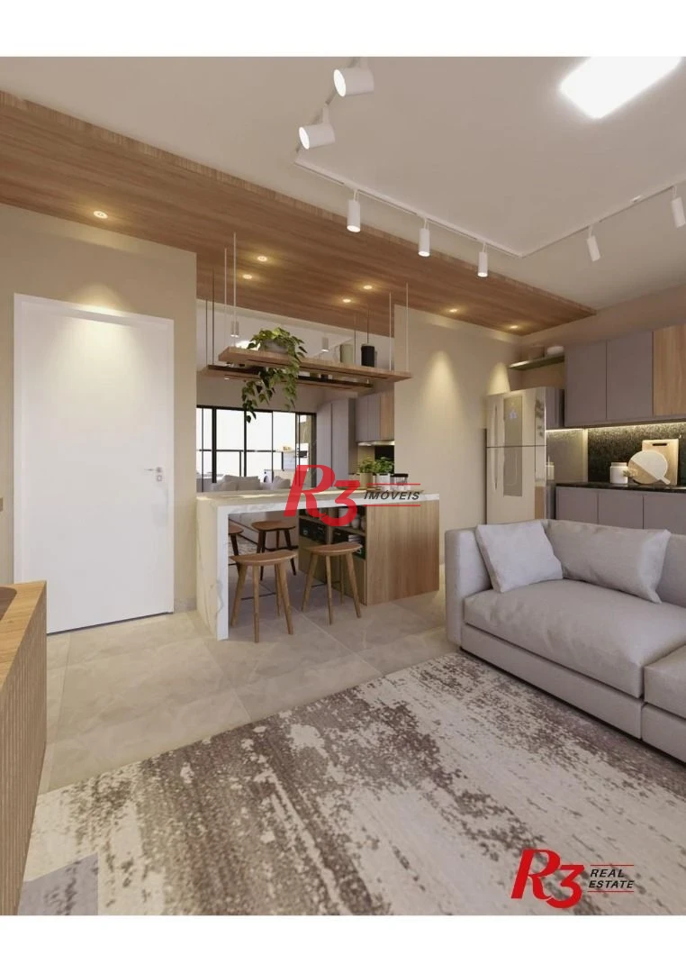 Apartamento com 2 dormitórios à venda, 70 m² por R$ 985.000,00 - José Menino - Santos/SP