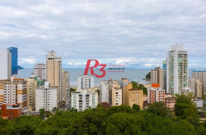 Apartamento com 2 dormitórios à venda, 70 m² por R$ 985.000,00 - José Menino - Santos/SP