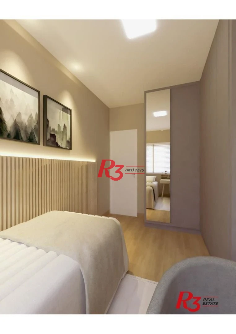 Apartamento com 2 dormitórios à venda, 70 m² por R$ 985.000,00 - José Menino - Santos/SP