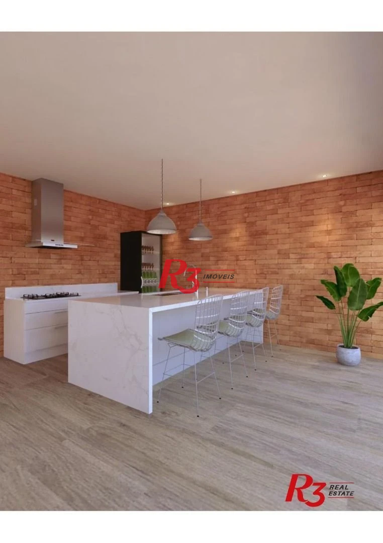 Apartamento com 2 dormitórios à venda, 70 m² por R$ 985.000,00 - José Menino - Santos/SP