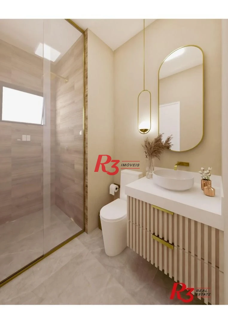 Apartamento com 2 dormitórios à venda, 70 m² por R$ 915.000,00 - José Menino - Santos/SP