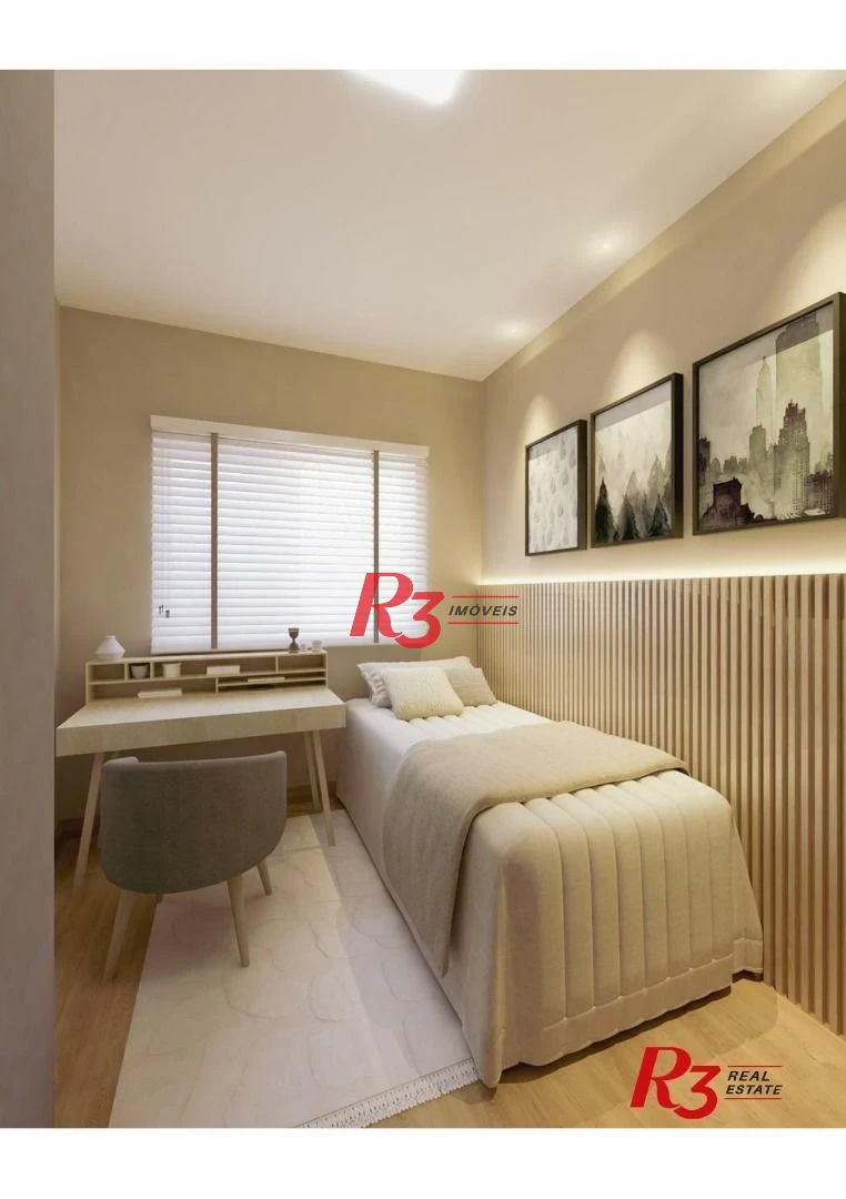 Apartamento com 2 dormitórios à venda, 70 m² por R$ 915.000,00 - José Menino - Santos/SP