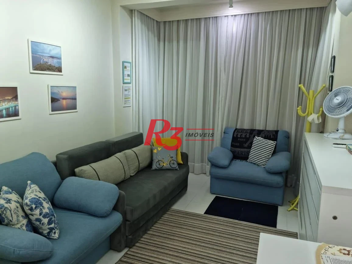 Apartamento com 1 dormitório à venda, 32 m² por R$ 300.000,00 - Itararé - São Vicente/SP