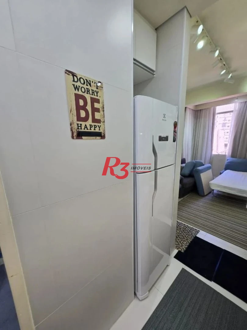Apartamento com 1 dormitório à venda, 32 m² por R$ 300.000,00 - Itararé - São Vicente/SP