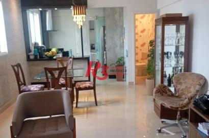 Apartamento Duplex à venda, 124 m² por R$ 1.400.000,00 - Marapé - Santos/SP