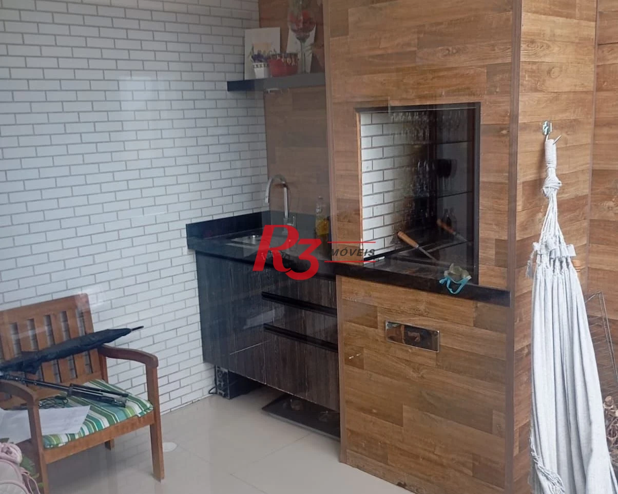 Apartamento Duplex à venda, 124 m² por R$ 1.400.000,00 - Marapé - Santos/SP