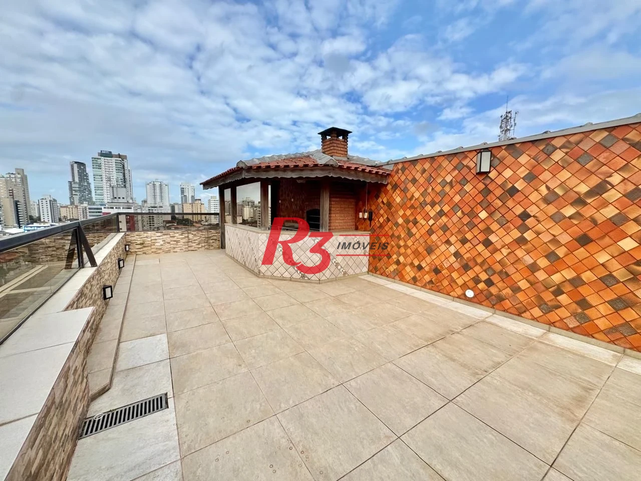 Cobertura com 3 dormitórios à venda, 170 m² por R$ 980.000,00 - Campo Grande - Santos/SP