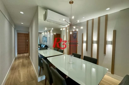 Apartamento com 3 dormitórios à venda, 104 m² por R$ 1.650.000,00 - Gonzaga - Santos/SP