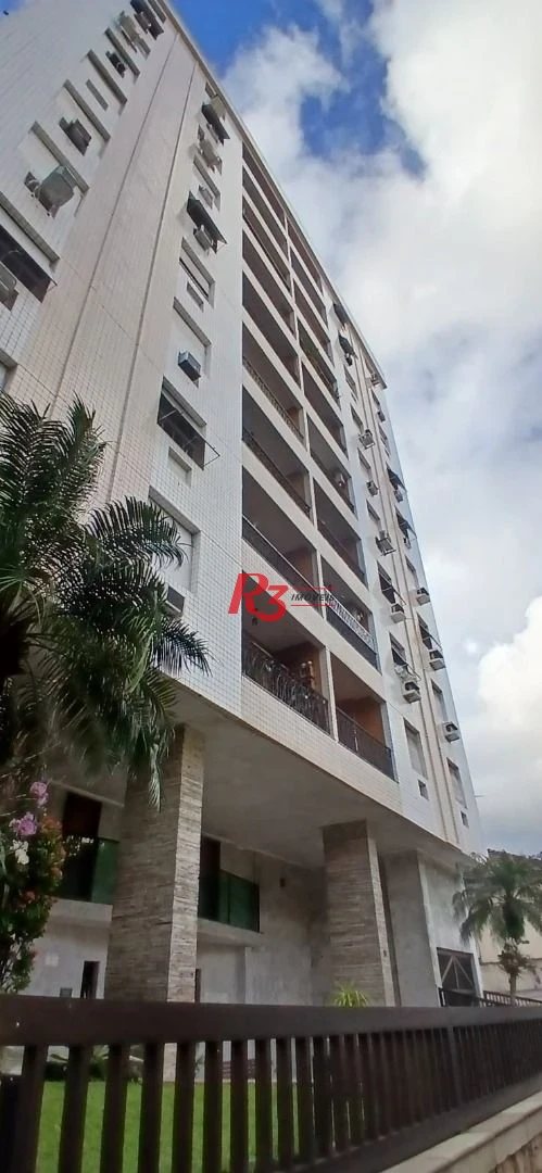 Apartamento com 2 dormitórios para alugar, 77 m² por R$ 3.800,02/mês - Embaré - Santos/SP