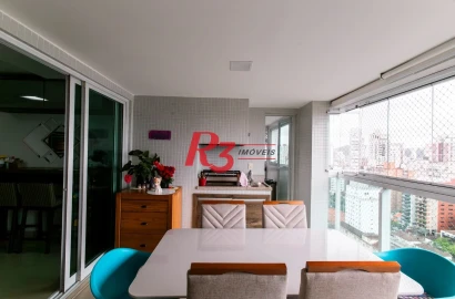 Apartamento à venda, 125 m² por R$ 1.680.000,00 - Boqueirão - Santos/SP