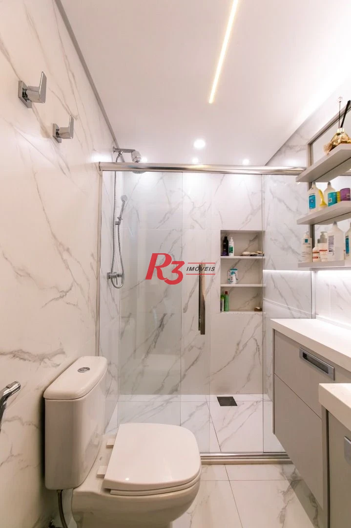 Apartamento à venda, 125 m² por R$ 1.680.000,00 - Boqueirão - Santos/SP