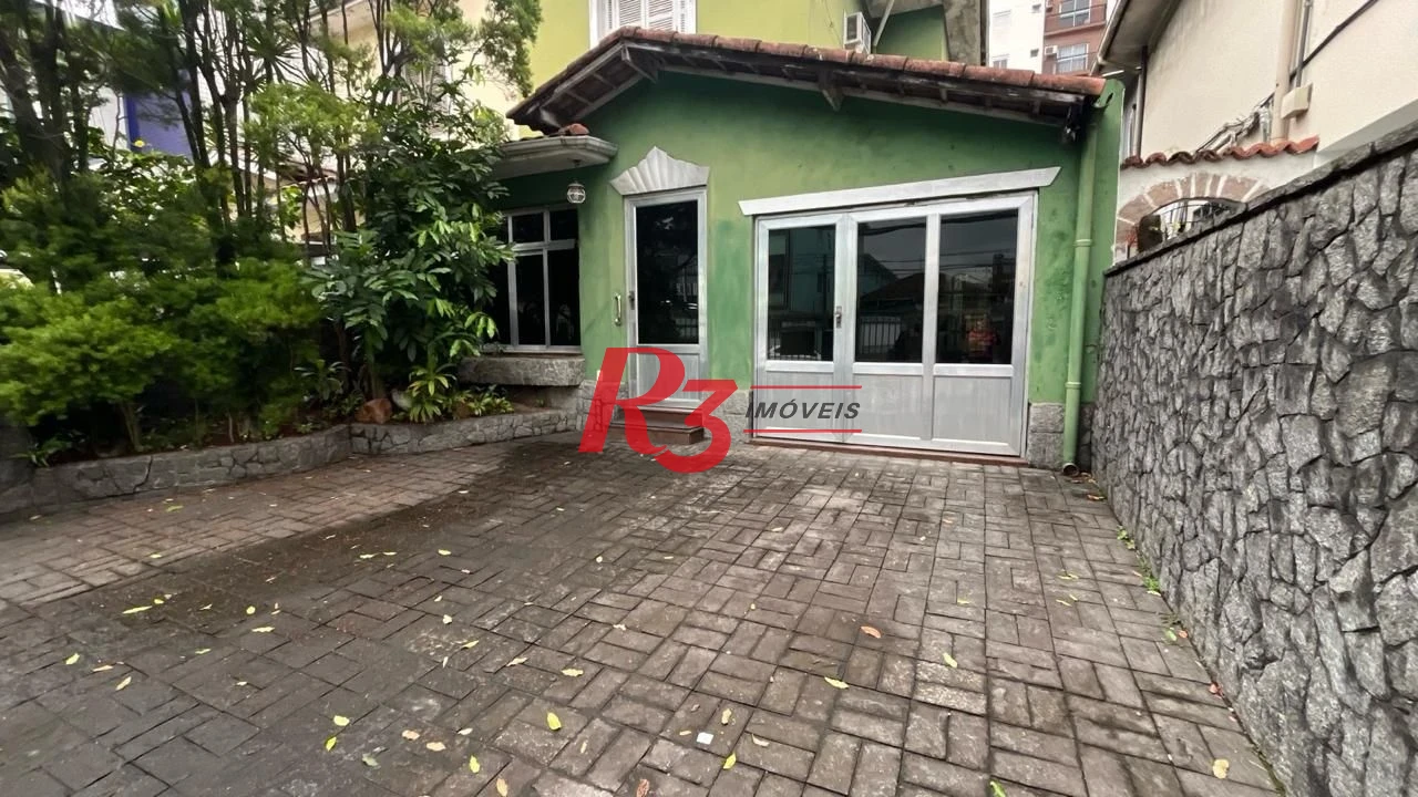 Casa para alugar, 283 m² por R$ 12.000,00/mês - Macuco - Santos/SP
