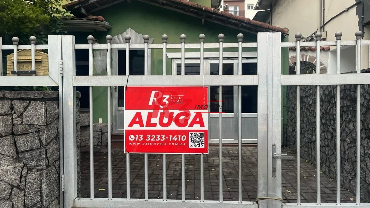 Casa para alugar, 283 m² por R$ 12.000,00/mês - Macuco - Santos/SP