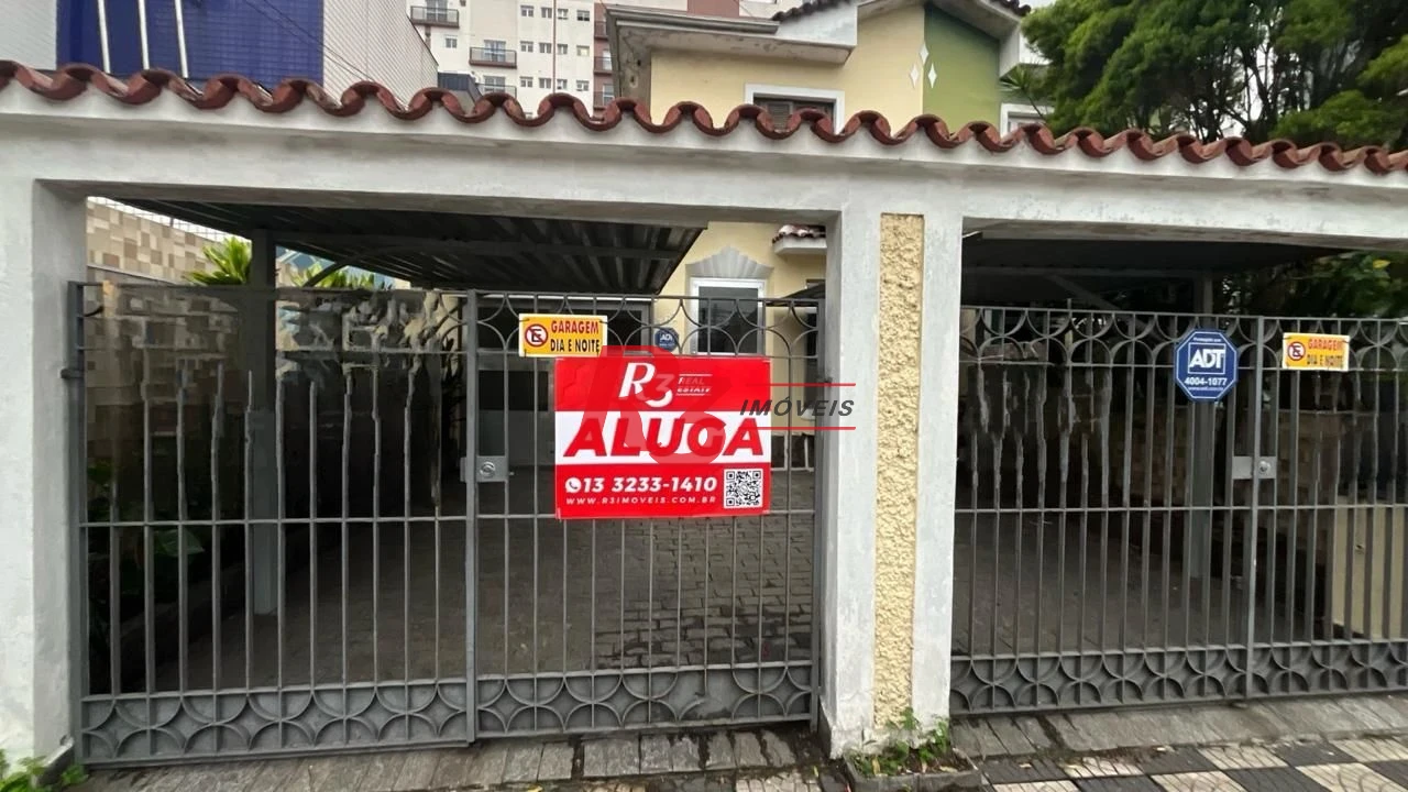 Casa com 4 dormitórios para alugar, 263 m² por R$ 15.000,00/mês - Macuco - Santos/SP