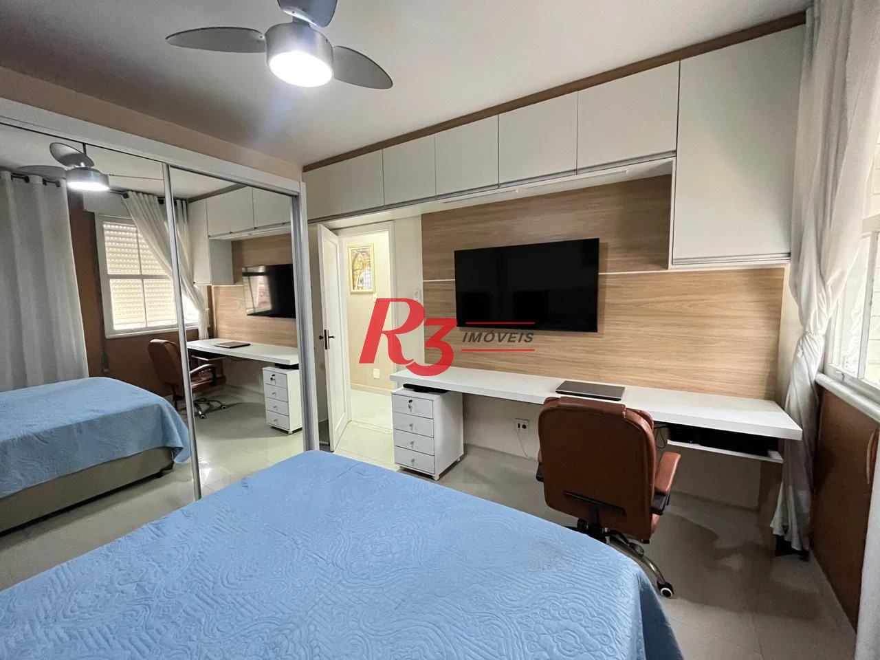 Apartamento com 3 dormitórios à venda, 104 m² por R$ 590.000,00 - Gonzaga - Santos/SP
