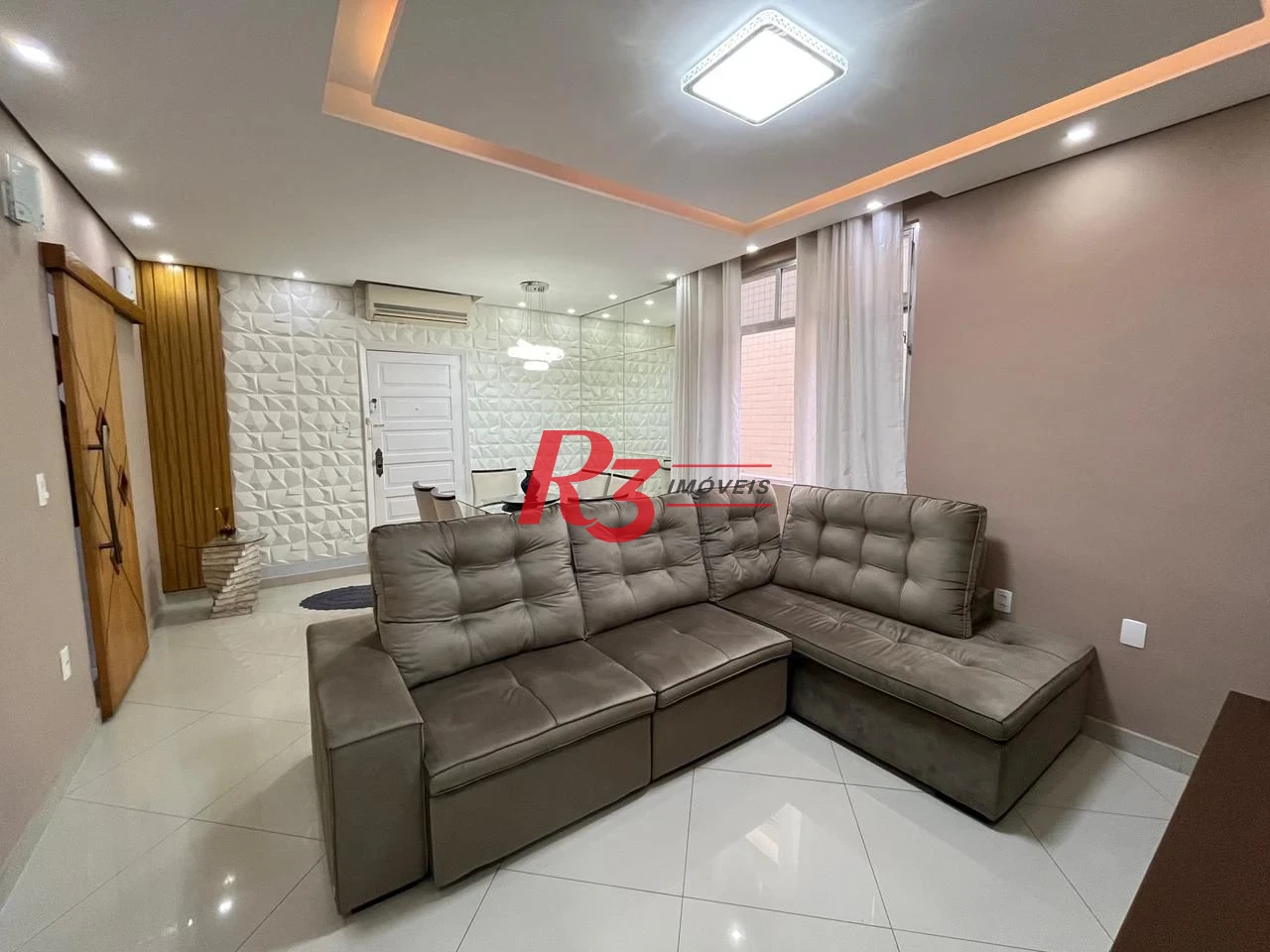 Apartamento com 3 dormitórios à venda, 104 m² por R$ 590.000,00 - Gonzaga - Santos/SP