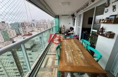 Apartamento à venda, 136 m² por R$ 2.150.000,00 - Pompéia - Santos/SP