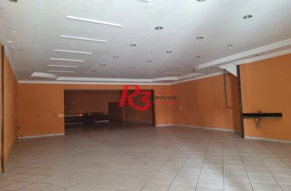 Salão para alugar, 400 m² por R$ 12.000,00/mês - Encruzilhada - Santos/SP