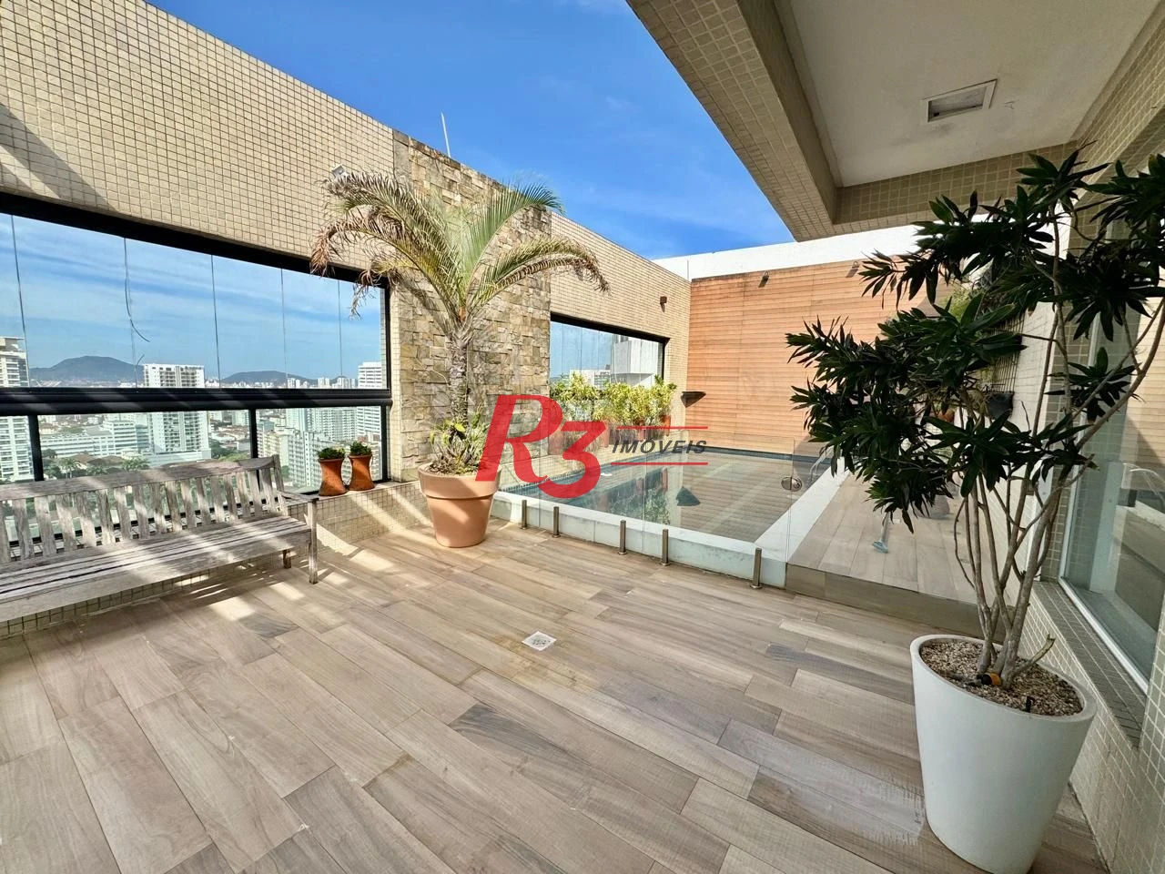 Cobertura com 4 dormitórios à venda, 478 m² por R$ 5.350.000,00 - Vila Rica - Santos/SP