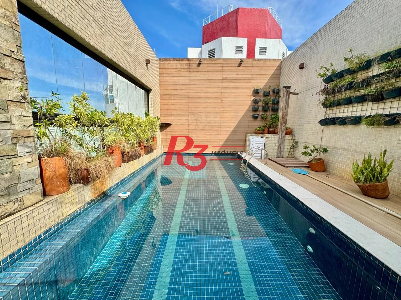 Cobertura com 4 dormitórios à venda, 478 m² por R$ 5.350.000,00 - Vila Rica - Santos/SP