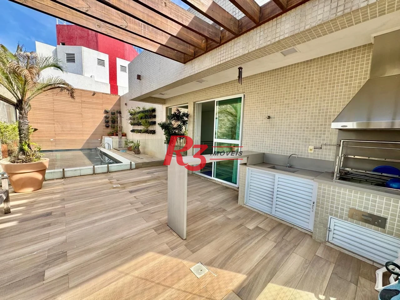 Cobertura com 4 dormitórios à venda, 478 m² por R$ 5.350.000,00 - Vila Rica - Santos/SP