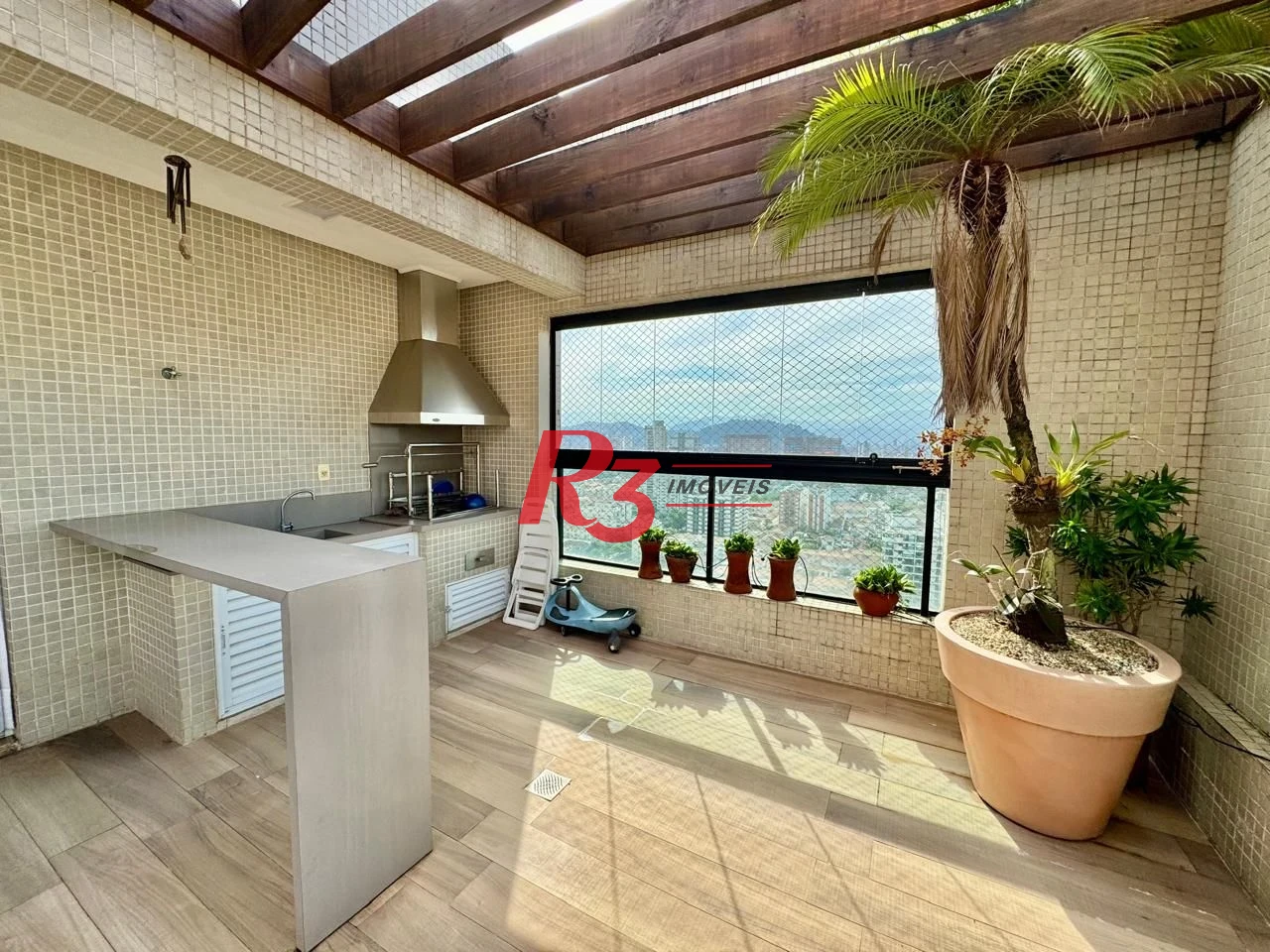 Cobertura com 4 dormitórios à venda, 478 m² por R$ 5.350.000,00 - Vila Rica - Santos/SP