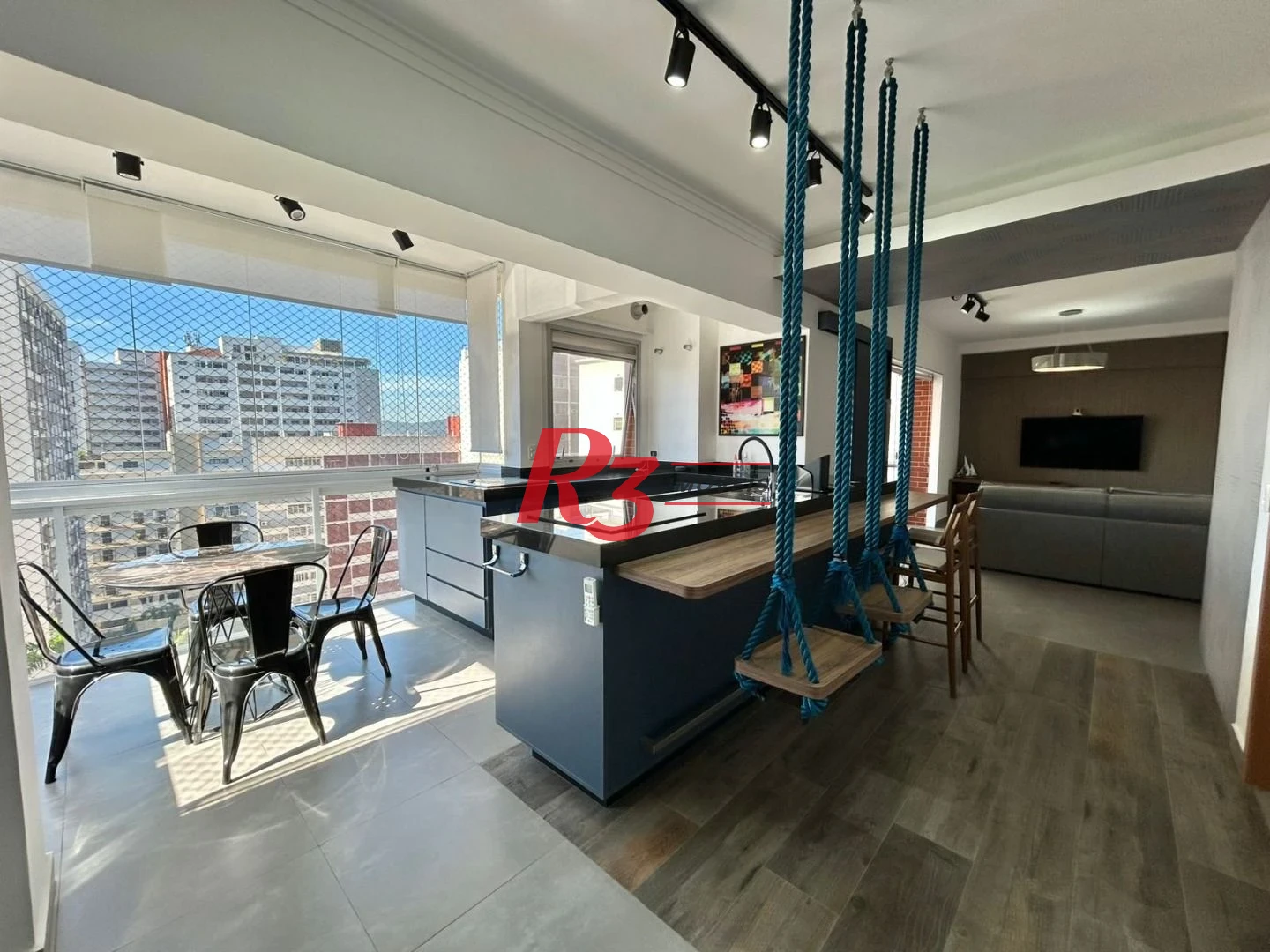Apartamento com 2 dormitórios à venda, 100 m² por R$ 1.690.000,00 - Boqueirão - Santos/SP