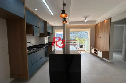 Apartamento com 2 dormitórios à venda, 52 m² por R$ 430.000,00 - Morro Nova Cintra - Santos/SP
