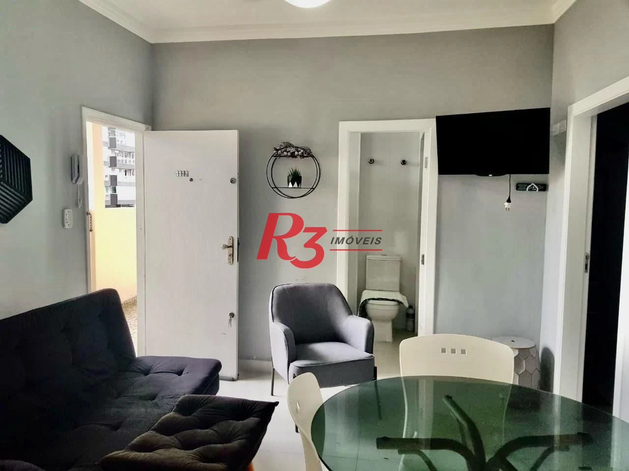 Apartamento à venda, 55 m² por R$ 415.000,00 - Gonzaga - Santos/SP