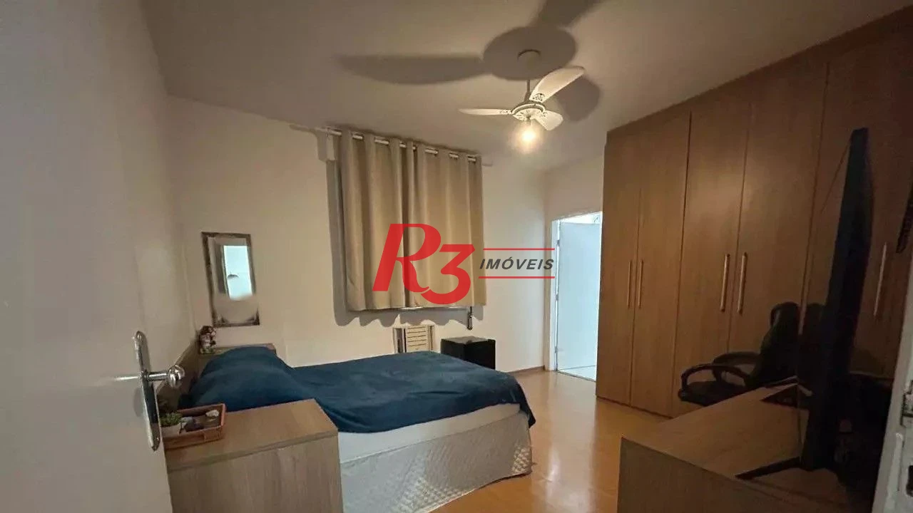 Apartamento com 3 dormitórios à venda, 133 m² por R$ 800.000,00 - Gonzaga - Santos/SP