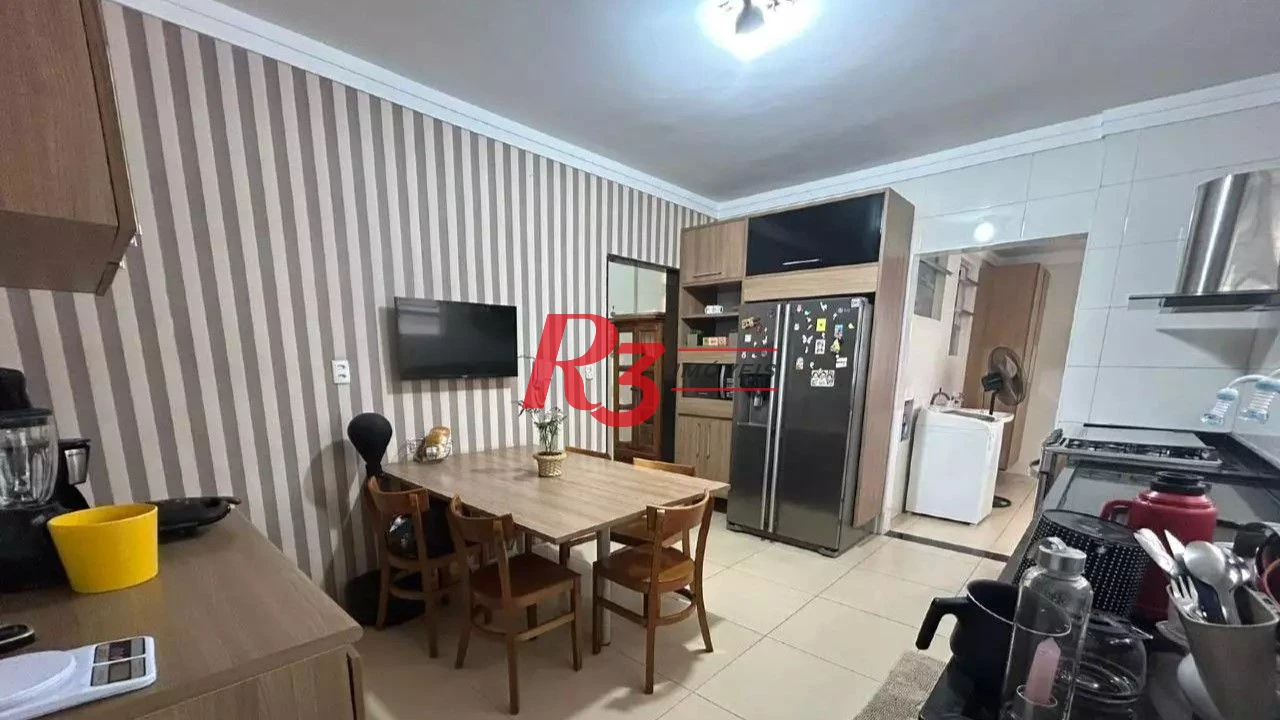 Apartamento com 3 dormitórios à venda, 133 m² por R$ 800.000,00 - Gonzaga - Santos/SP