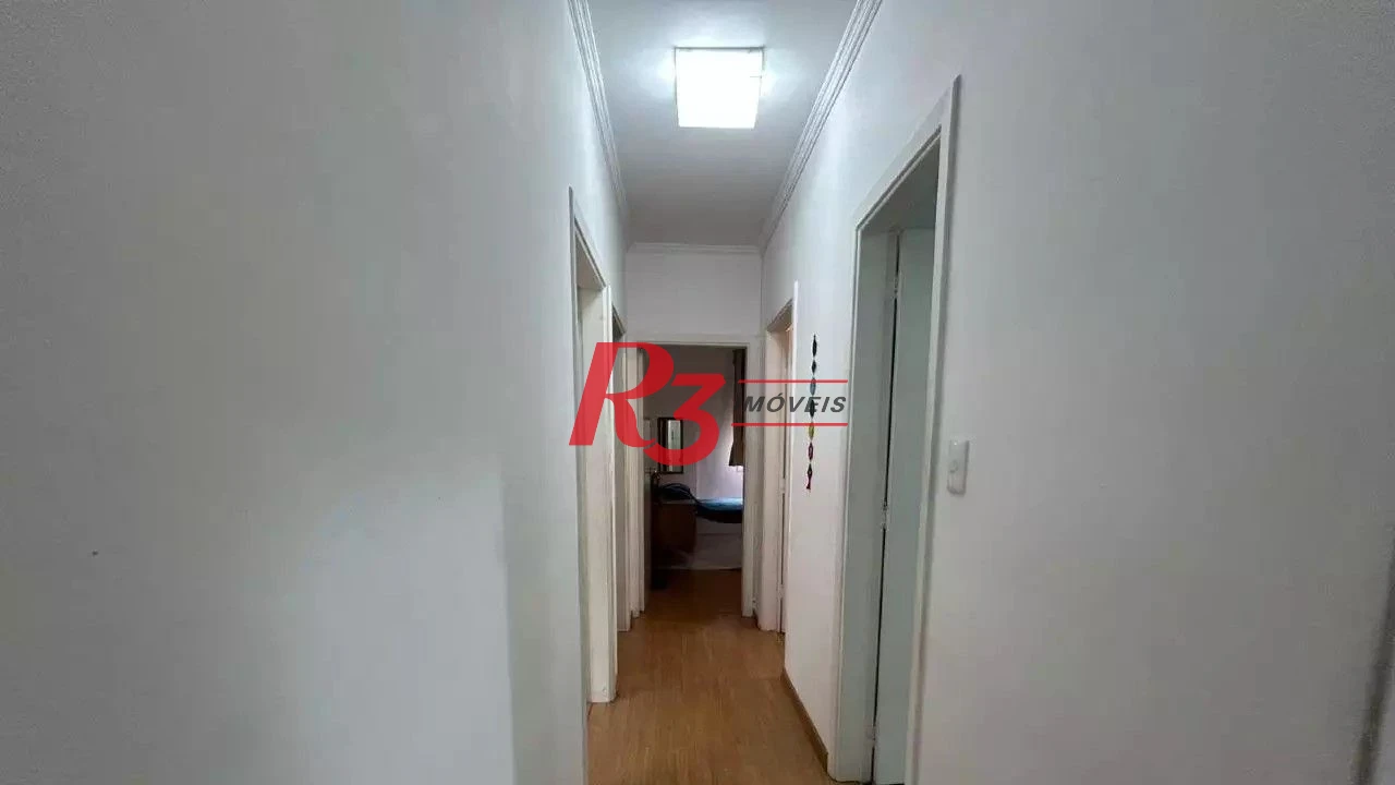 Apartamento com 3 dormitórios à venda, 133 m² por R$ 800.000,00 - Gonzaga - Santos/SP