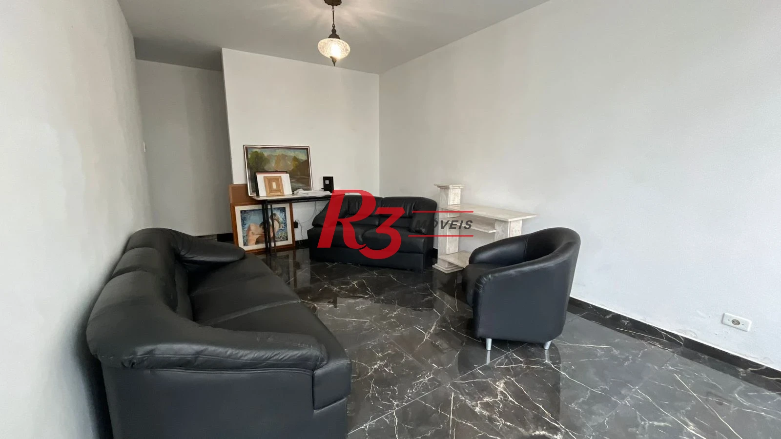 Apartamento para alugar, 110 m² por R$ 4.800,00/mês - Boqueirão - Santos/SP