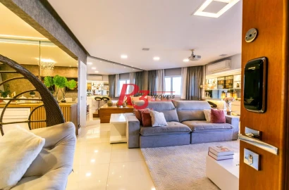 Apartamento à venda, 199 m² por R$ 3.200.000,00 - Ponta da Praia - Santos/SP