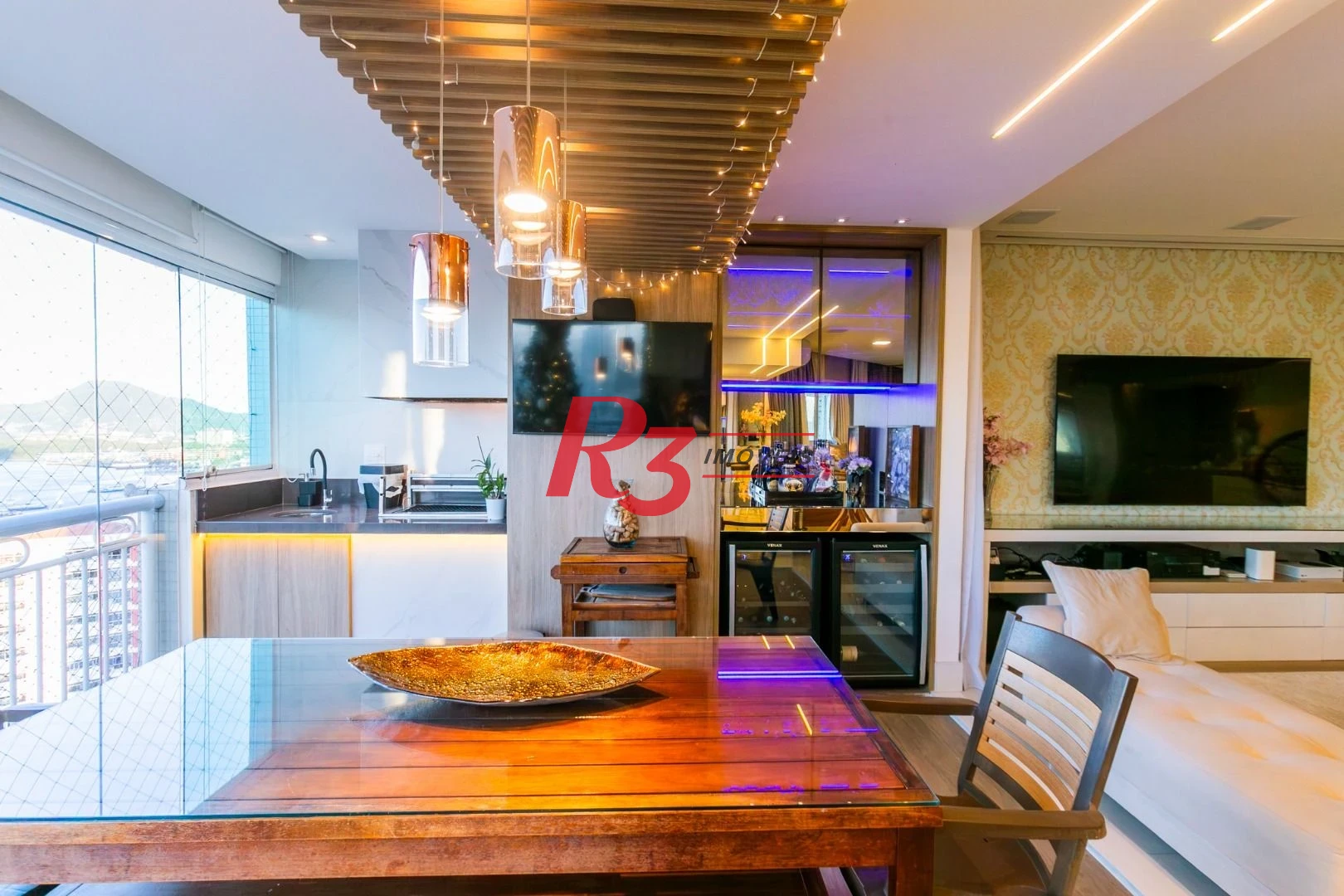 Apartamento à venda, 199 m² por R$ 3.200.000,00 - Ponta da Praia - Santos/SP