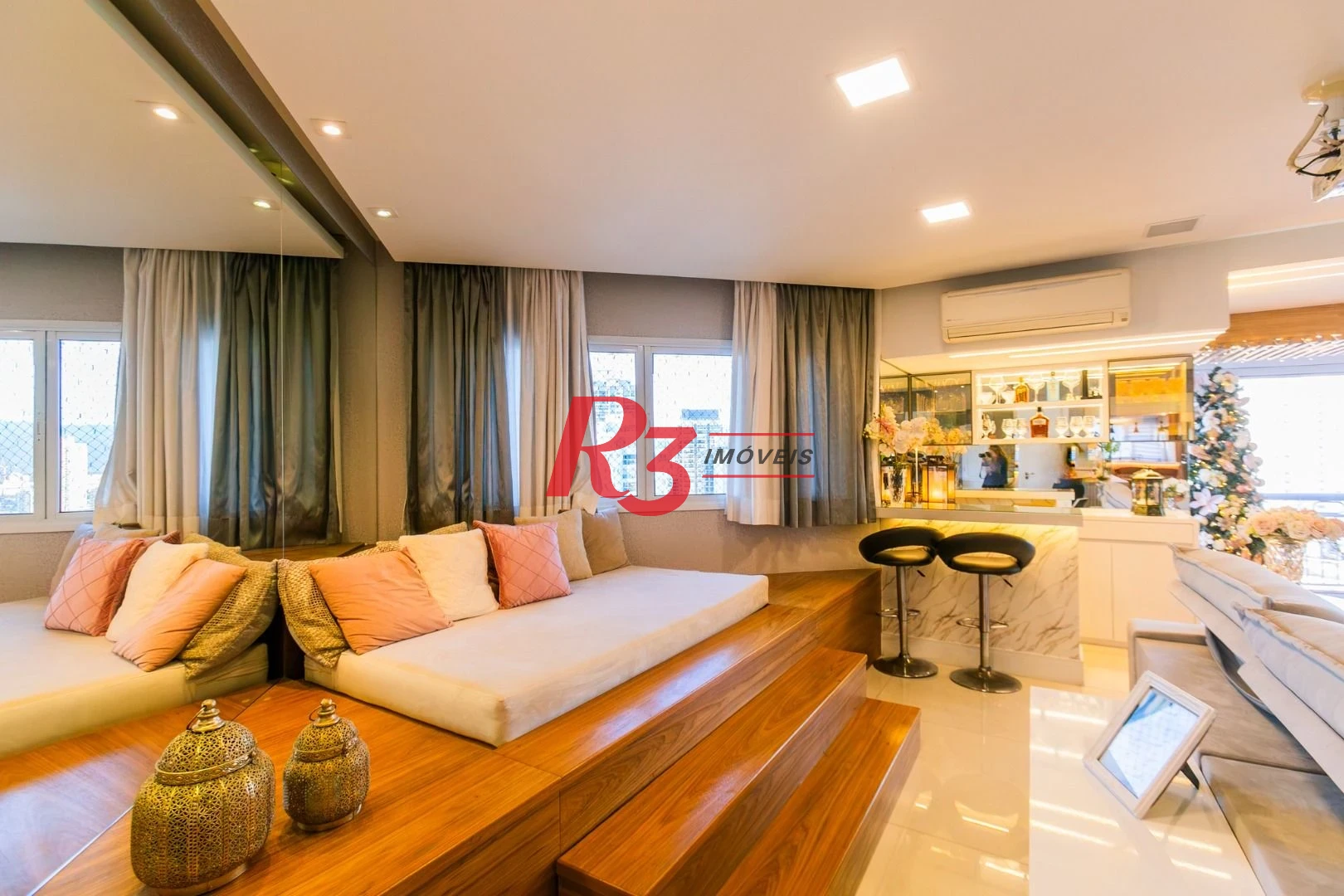 Apartamento à venda, 199 m² por R$ 3.200.000,00 - Ponta da Praia - Santos/SP