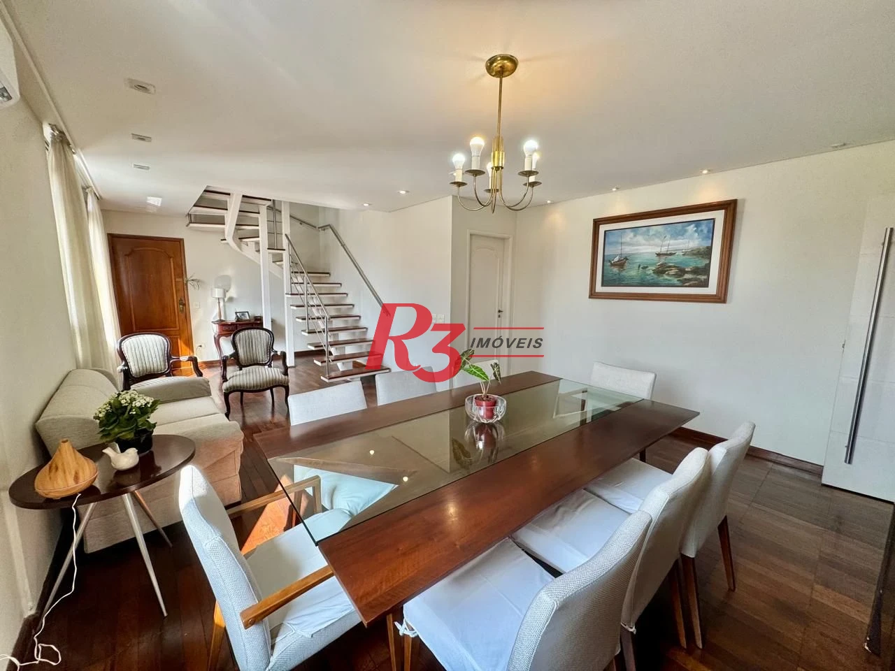 Cobertura com 3 dormitórios à venda, 180 m² por R$ 1.800.000,00 - Boqueirão - Santos/SP