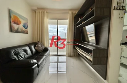 Apartamento com 2 dormitórios à venda, 70 m² por R$ 640.000,00 - Centro - São Vicente/SP