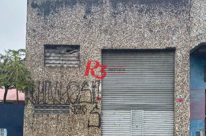Galpão para alugar, 364 m² - Macuco - Santos/SP