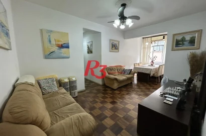 Apartamento com 3 dormitórios à venda, 97 m² por R$ 600.000,00 - Boqueirão - Santos/SP