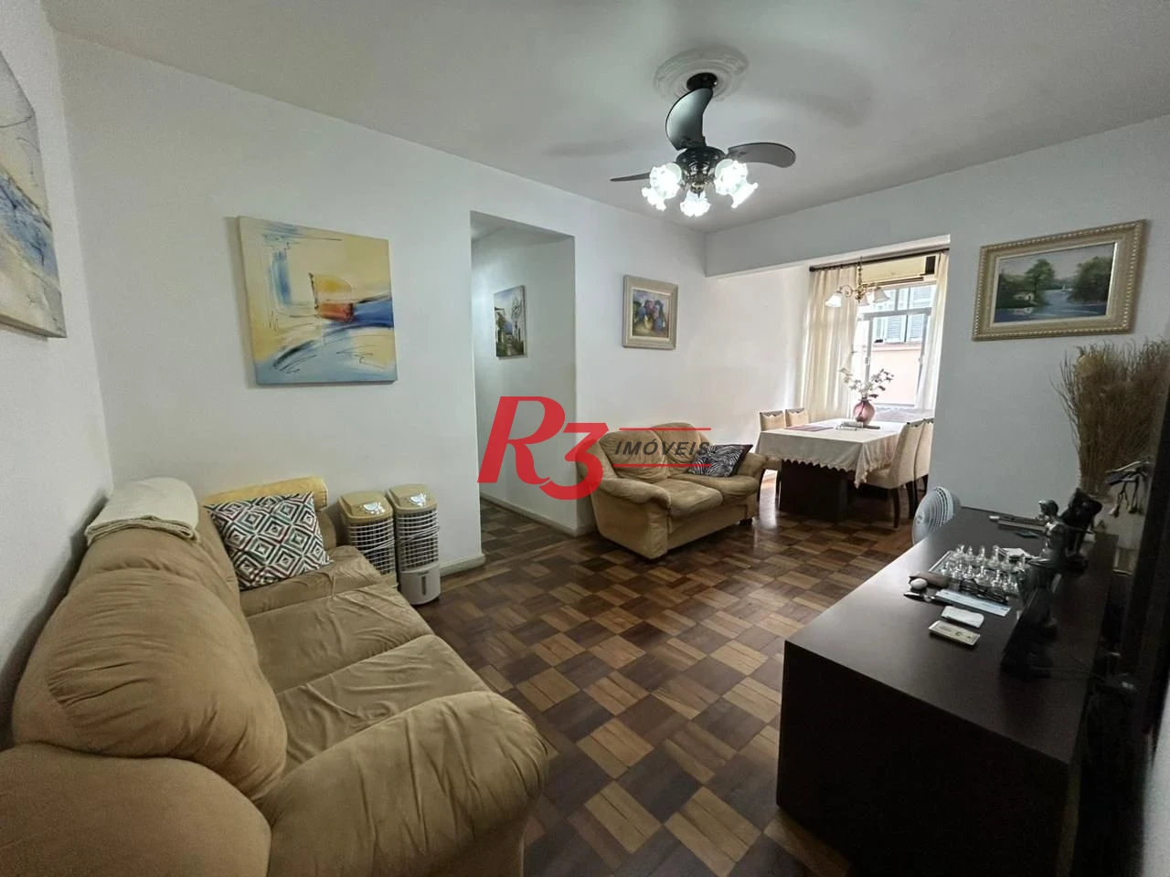 Apartamento com 3 dormitórios à venda, 97 m² por R$ 600.000,00 - Boqueirão - Santos/SP