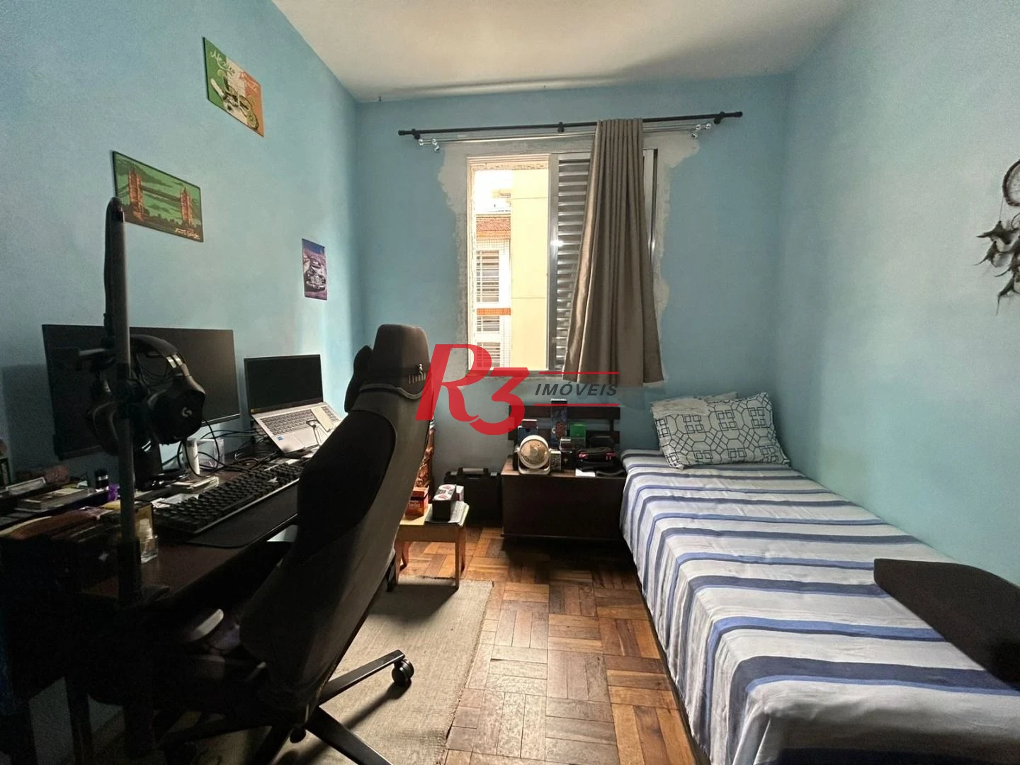Apartamento com 3 dormitórios à venda, 97 m² por R$ 600.000,00 - Boqueirão - Santos/SP