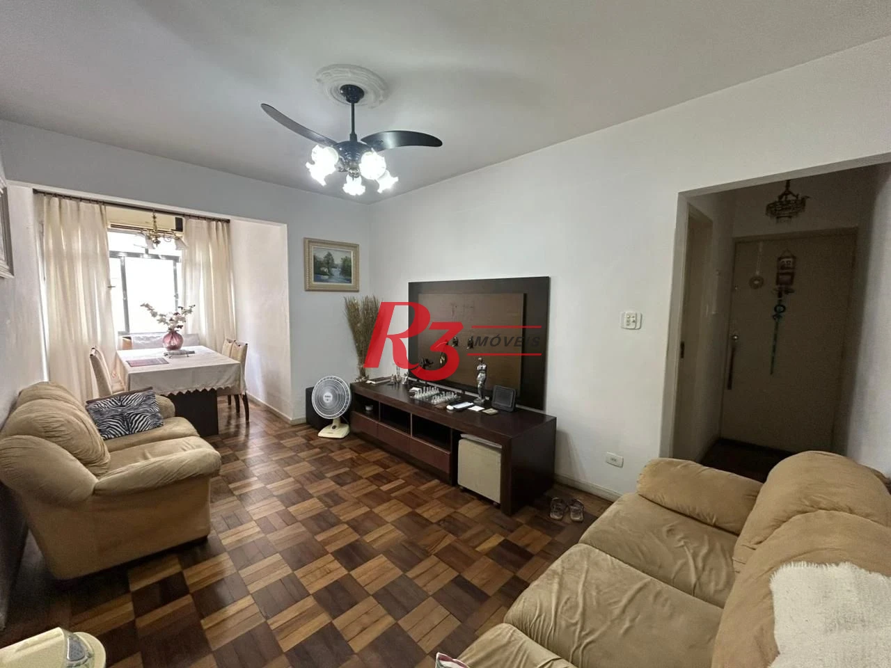 Apartamento com 3 dormitórios à venda, 97 m² por R$ 600.000,00 - Boqueirão - Santos/SP