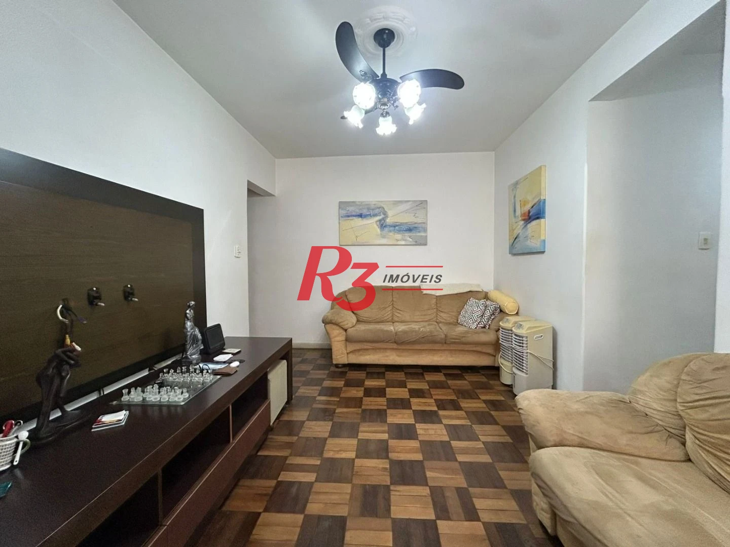 Apartamento com 3 dormitórios à venda, 97 m² por R$ 600.000,00 - Boqueirão - Santos/SP